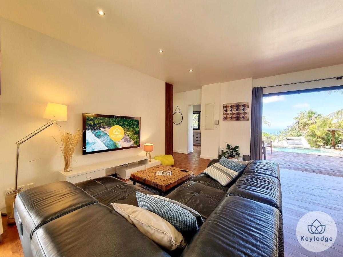 Villa O Baobhai Classee 4 Etoiles - Pisicine Privee Et Vue Mer - Saint-Pierre Eksteriør billede