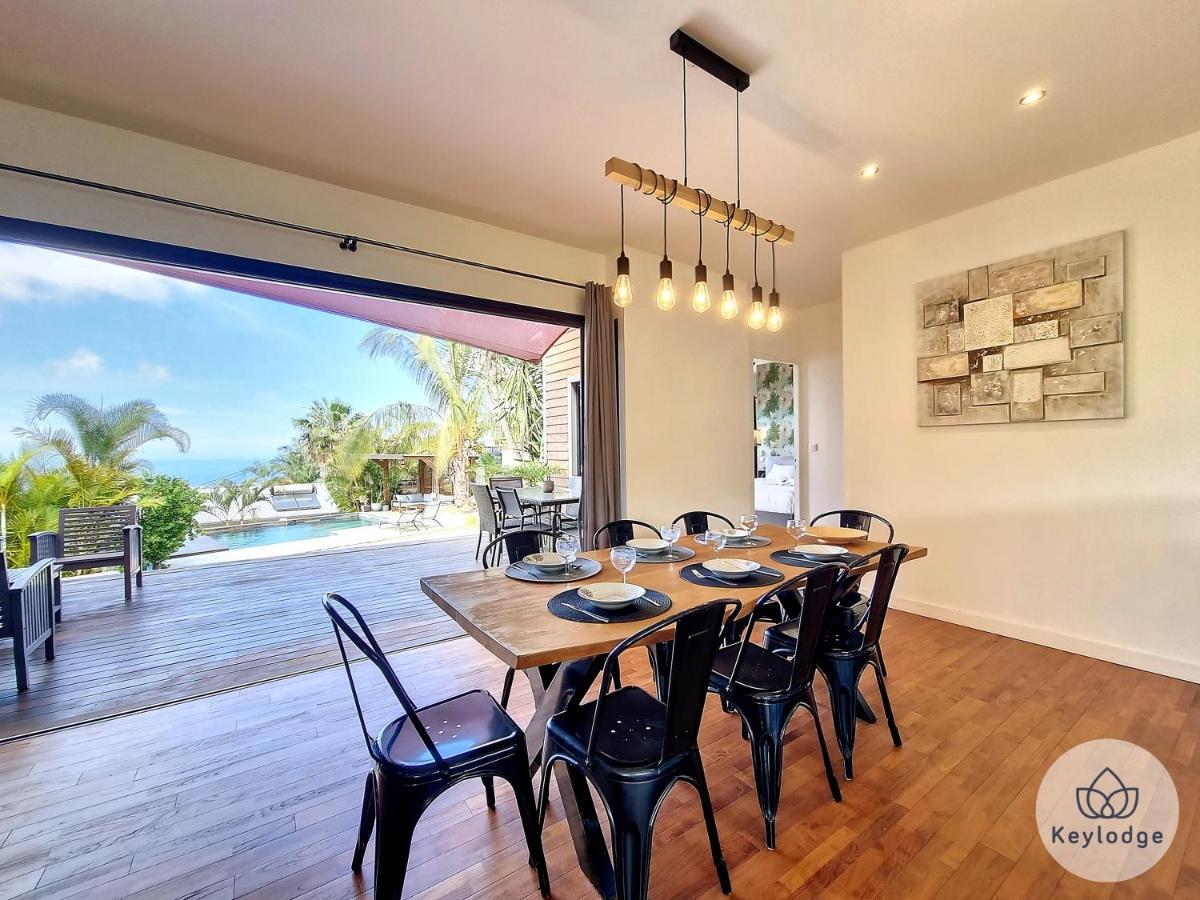 Villa O Baobhai Classee 4 Etoiles - Pisicine Privee Et Vue Mer - Saint-Pierre Eksteriør billede